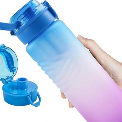 New 32oz Water Bottle, Leakproof Sports Water Bottle, BPA Free Plastic Water Bottle No Straw, Reusable Water Bottle with Handle, Fruit...