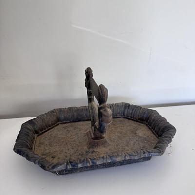 Decorative Cast Iron Cookbook Stand and Cast Iron Boot Scraper (G-DZ)