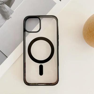 iPhone 13 Pro Max Clear & Black Slim Scratch Resistant Shock Resistant Protective Bumper Case Apple iPhone 13 Pro Max 6.7in