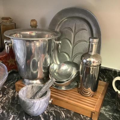 K793 Pewter Dish Lot