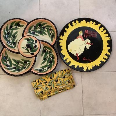 K797 Olive Dish Lot