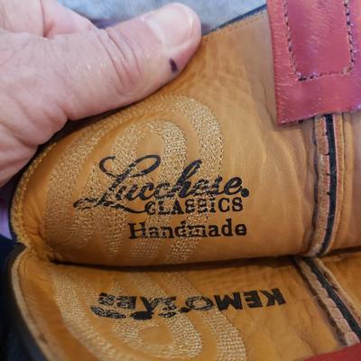 Lucchese Cowboy Boots (W-9.5) and More (GB1-KD)