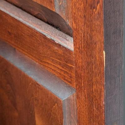 LOT 2Y: Vintage 4 Panel Cherry Wood Room Divider