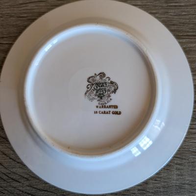 LOT 10D: Vintage Royal Bavaria 18 Carat Plated China