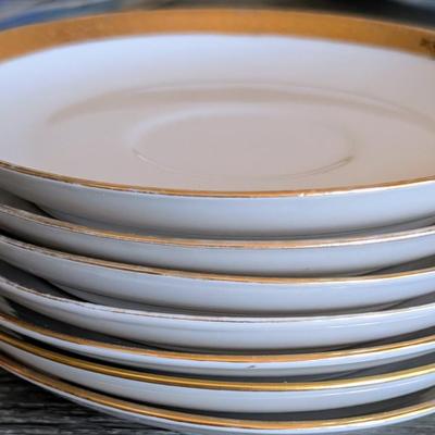 LOT 10D: Vintage Royal Bavaria 18 Carat Plated China