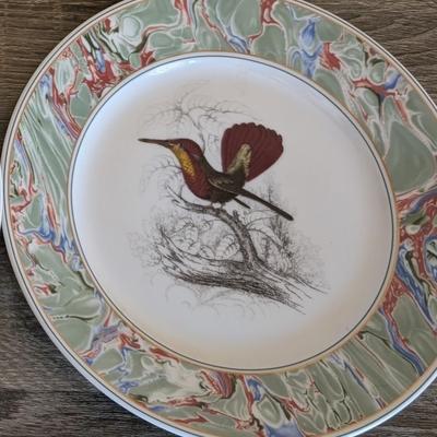 LOT 12K: The Bombay Company Hummingbirds Of The World Plate Set