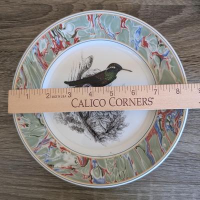 LOT 12K: The Bombay Company Hummingbirds Of The World Plate Set
