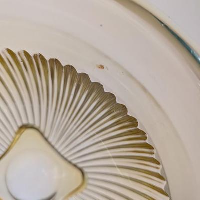 LOT 13K: Vintage Federal Glass Co Amber Nesting Bowls