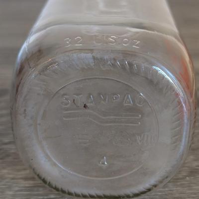 LOT 17K: Vintage Heritages, Thorofare NJ, Glass Milk Bottles