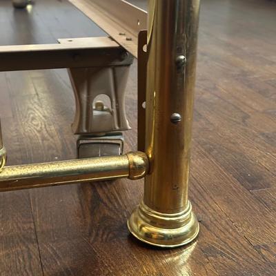 LOT 23Z: Vintage Victorian Brass Bed Frame