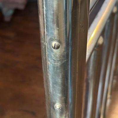 LOT 23Z: Vintage Victorian Brass Bed Frame