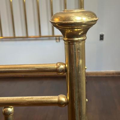 LOT 23Z: Vintage Victorian Brass Bed Frame