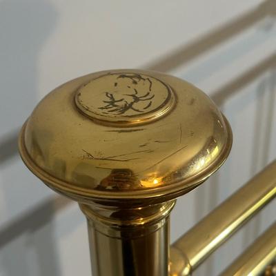 LOT 23Z: Vintage Victorian Brass Bed Frame