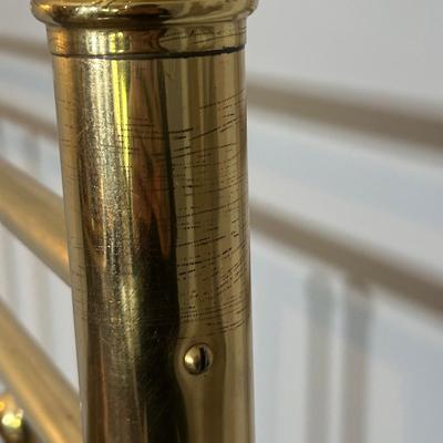 LOT 23Z: Vintage Victorian Brass Bed Frame