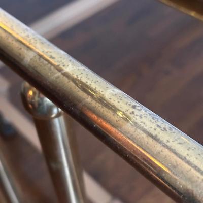 LOT 23Z: Vintage Victorian Brass Bed Frame