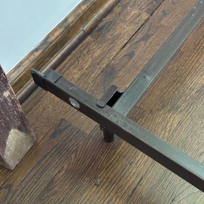 LOT 29X: Antique Hand Painted Cottage Victorian Wooden Bed Frame