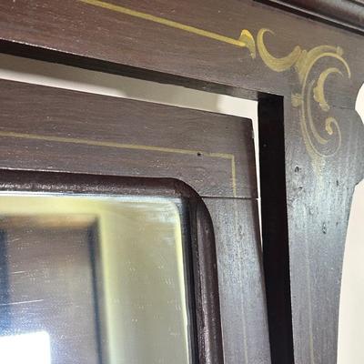 LOT 30X: Antique Hand Painted Cottage Victorian Vanity Dresser