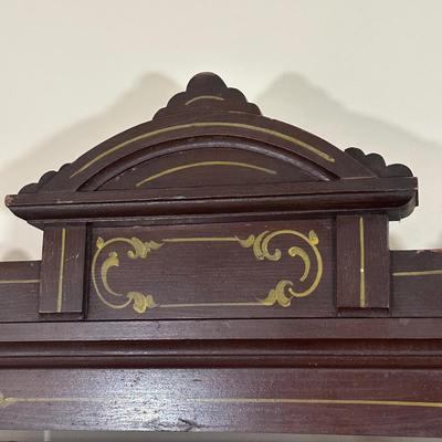 LOT 30X: Antique Hand Painted Cottage Victorian Vanity Dresser