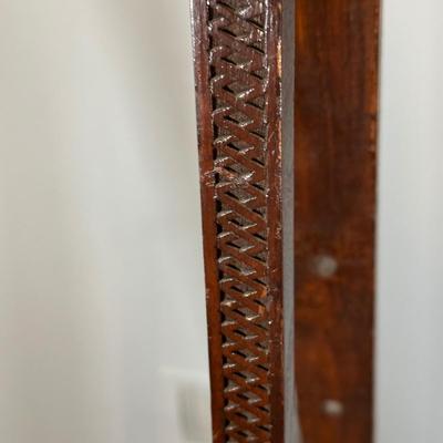 LOT 35M: Antique Moorish Carved Hardwood & Mother Of Pearl inlaid Easel Circa 1920’s