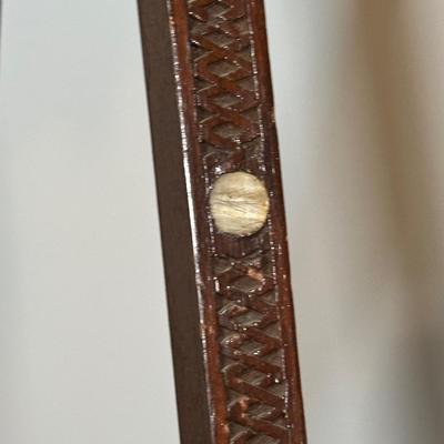 LOT 35M: Antique Moorish Carved Hardwood & Mother Of Pearl inlaid Easel Circa 1920’s