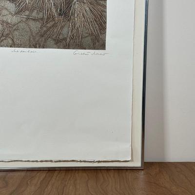 LOT 38X: Signed & Numbered 5/50 Pine Needle Relief Print