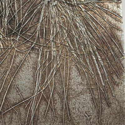 LOT 38X: Signed & Numbered 5/50 Pine Needle Relief Print