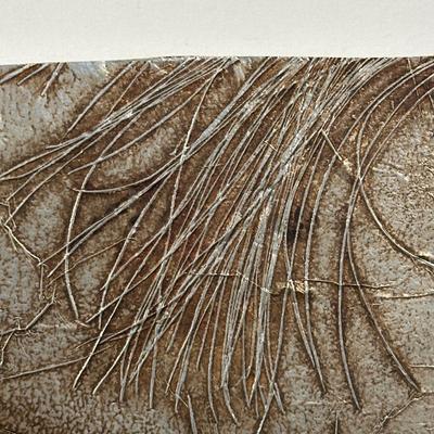 LOT 38X: Signed & Numbered 5/50 Pine Needle Relief Print