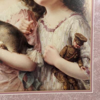 LOT 40X: Two Framed Prints by Émile Vernon & Arthur John Elsley