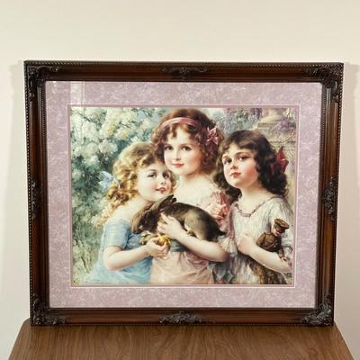 LOT 40X: Two Framed Prints by Émile Vernon & Arthur John Elsley