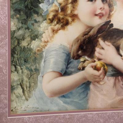 LOT 40X: Two Framed Prints by Émile Vernon & Arthur John Elsley
