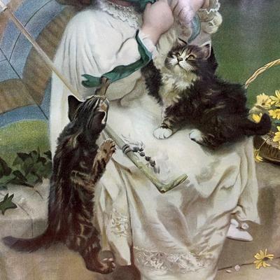 LOT 40X: Two Framed Prints by Émile Vernon & Arthur John Elsley