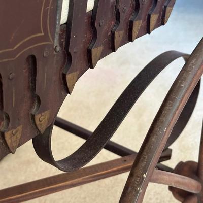 LOT 66L: Antique 19th Century Baby Carriage