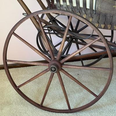 LOT 66L: Antique 19th Century Baby Carriage