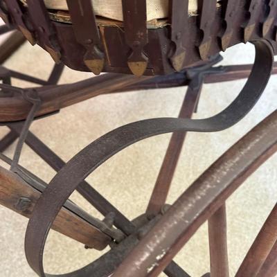 LOT 66L: Antique 19th Century Baby Carriage
