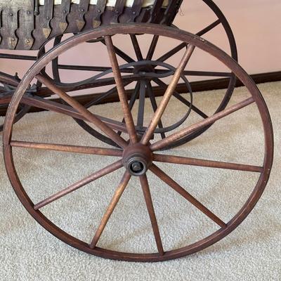 LOT 66L: Antique 19th Century Baby Carriage