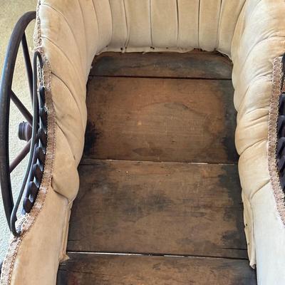 LOT 66L: Antique 19th Century Baby Carriage