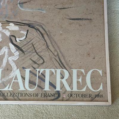 LOT 69L: Henri de Toulouse-Lautrec East Park Gallery Lithographs From The Major Collections Of France Framed Poster