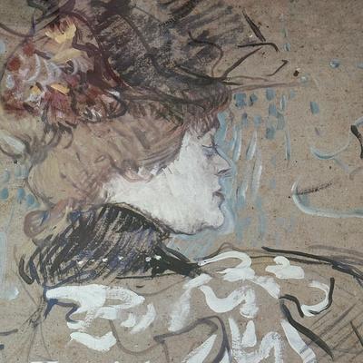 LOT 69L: Henri de Toulouse-Lautrec East Park Gallery Lithographs From The Major Collections Of France Framed Poster