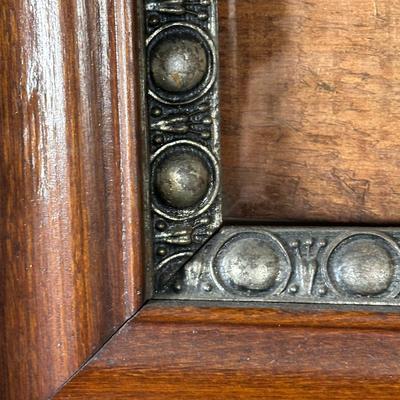 LOT 80A: Pair of Ornate Antique Victorian Layered Wood Frames
