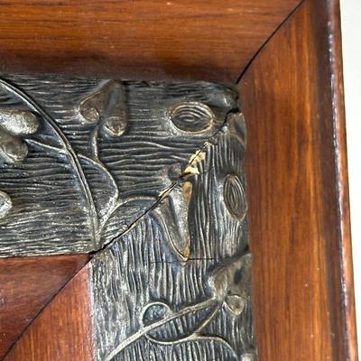 LOT 80A: Pair of Ornate Antique Victorian Layered Wood Frames