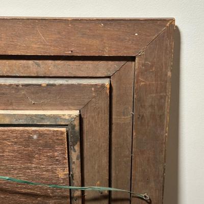 LOT 80A: Pair of Ornate Antique Victorian Layered Wood Frames