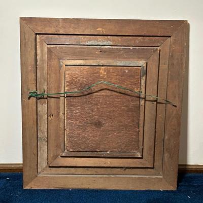 LOT 80A: Pair of Ornate Antique Victorian Layered Wood Frames