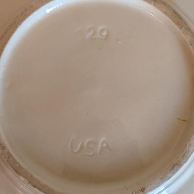 LOT 82K: Longaberger Classic Plaid Pattern & McCoy Batter Bowls