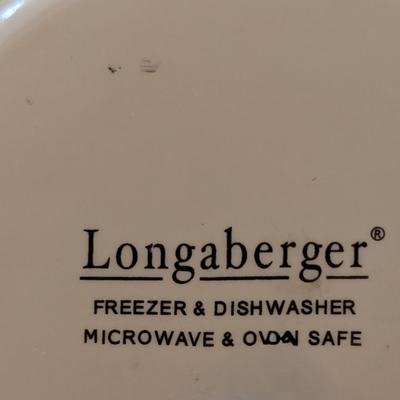 LOT 82K: Longaberger Classic Plaid Pattern & McCoy Batter Bowls