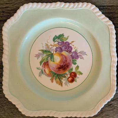 LOT 85K: Vintage Mixed Pieces, Some Signed/Stamped, Stoneware Plates, Bowls, MC Hand Painted Serving Dish, Johnson Brothers Plates,...