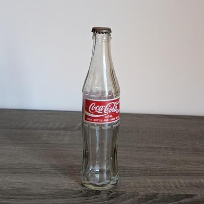 LOT 86K: Vintage Coca Cola Original Bottles With Coca Cola Glasses