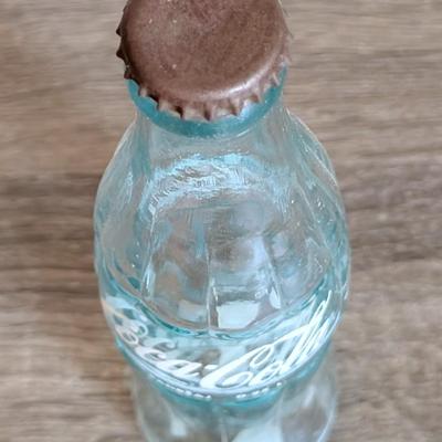LOT 86K: Vintage Coca Cola Original Bottles With Coca Cola Glasses