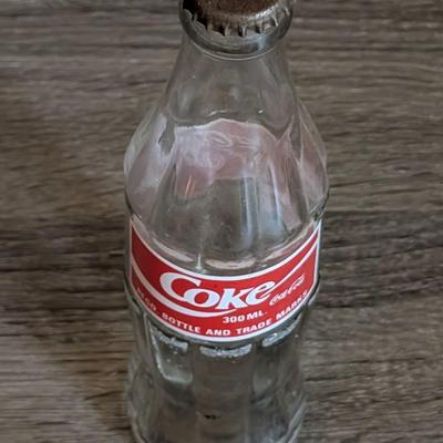LOT 86K: Vintage Coca Cola Original Bottles With Coca Cola Glasses