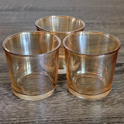 LOT 88K: Vintage Marigold Carnival Pitcher With Cups & Glasses