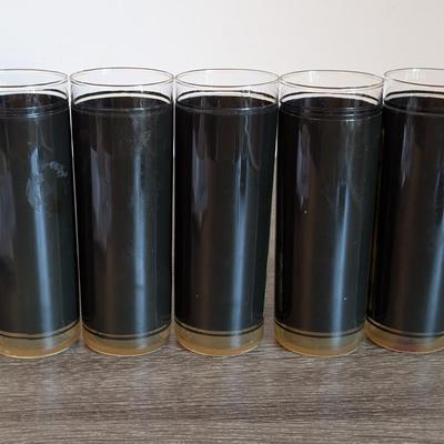 LOT 93K: Vintage 1960's Highball Glasses With Van Gogh Paintings